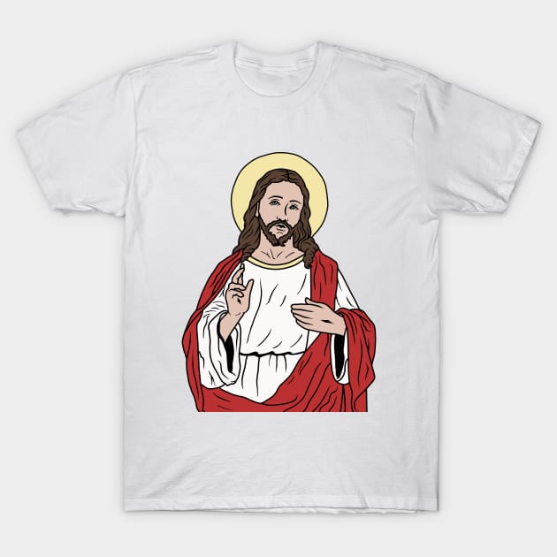 Jesus T-Shirt by valentinahramov